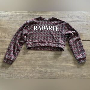 Rodarte Houndstooth Sweatshirt